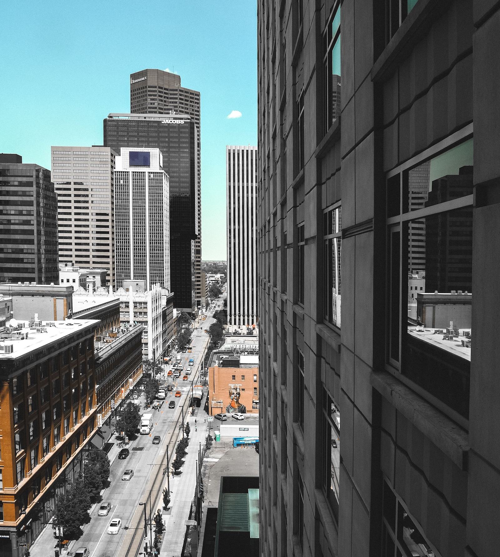 Denver metro skyline